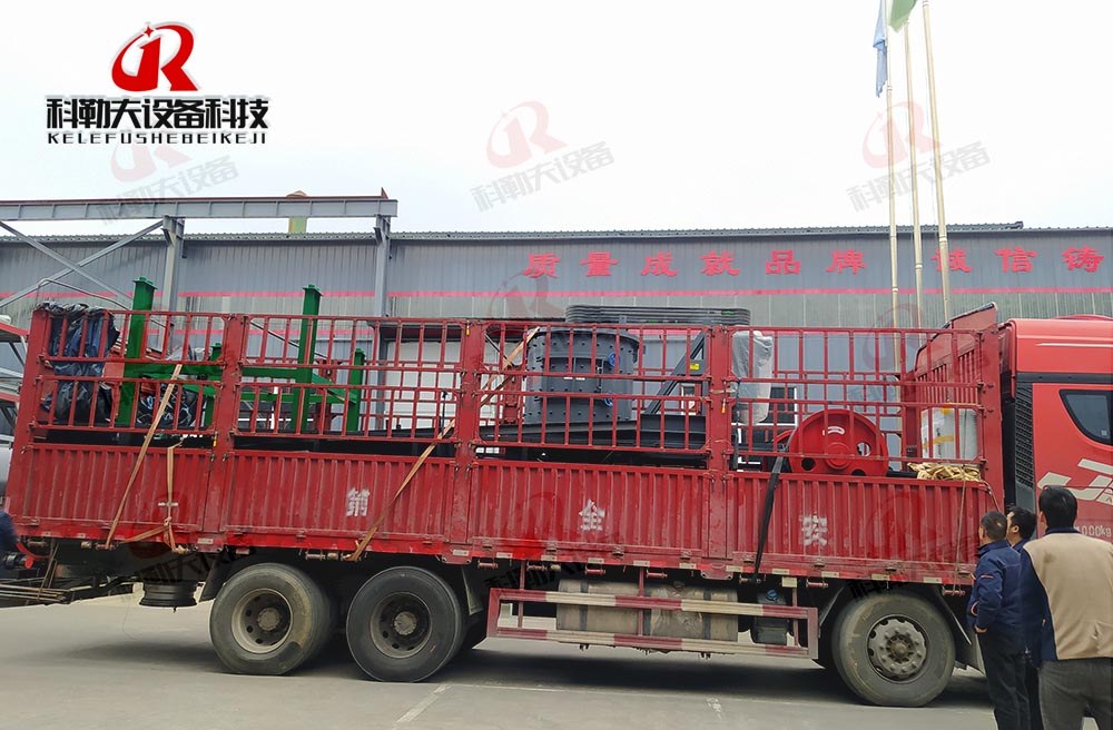 湖北客户订购的制砂生产线制造完成,正式发货