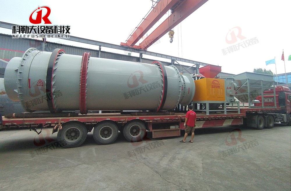 3290型沙子烘干生产线全套设备发往郑州中牟